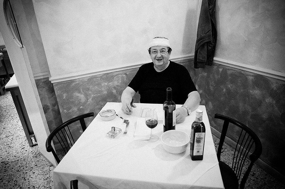 Владелец итальянского ресторана. Рим, 2009